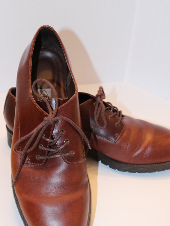 Rockport Total Motion Sport Plain Toe Oxford Mens Brown Shoes 9M Brazil main image 7